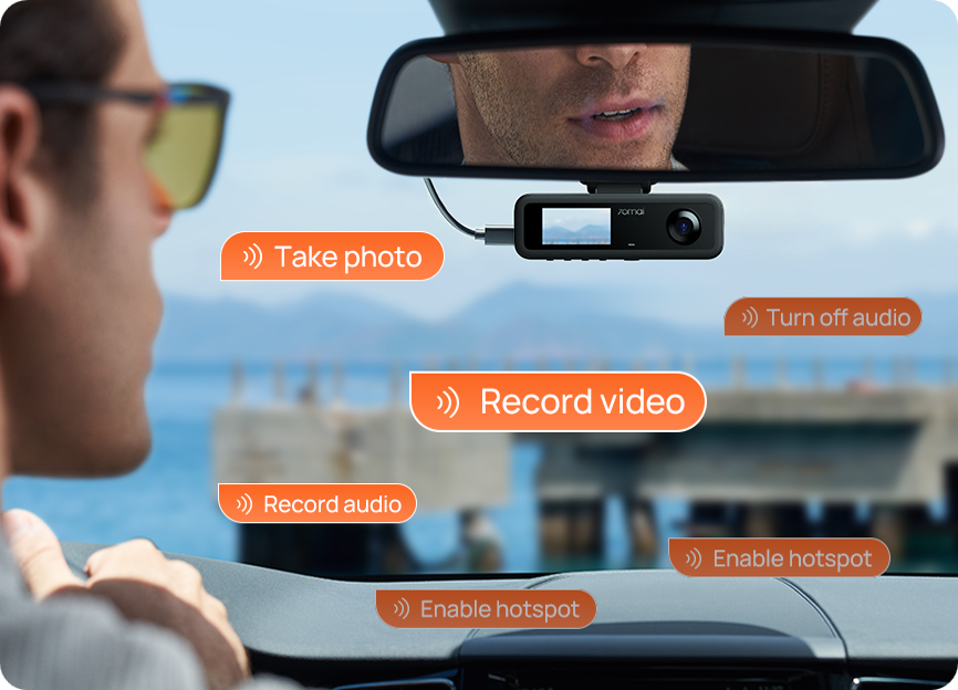 70mai dash cam t400 qhd hlasové ovládání evtech_cz